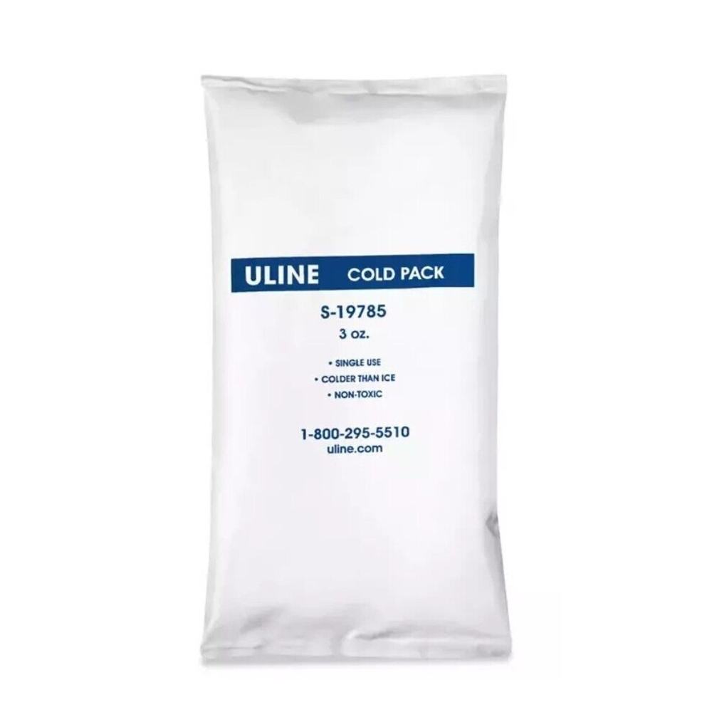 10 Pack Uline S-19785 3oz Non Toxic Cold Packs For Lunch Boxes